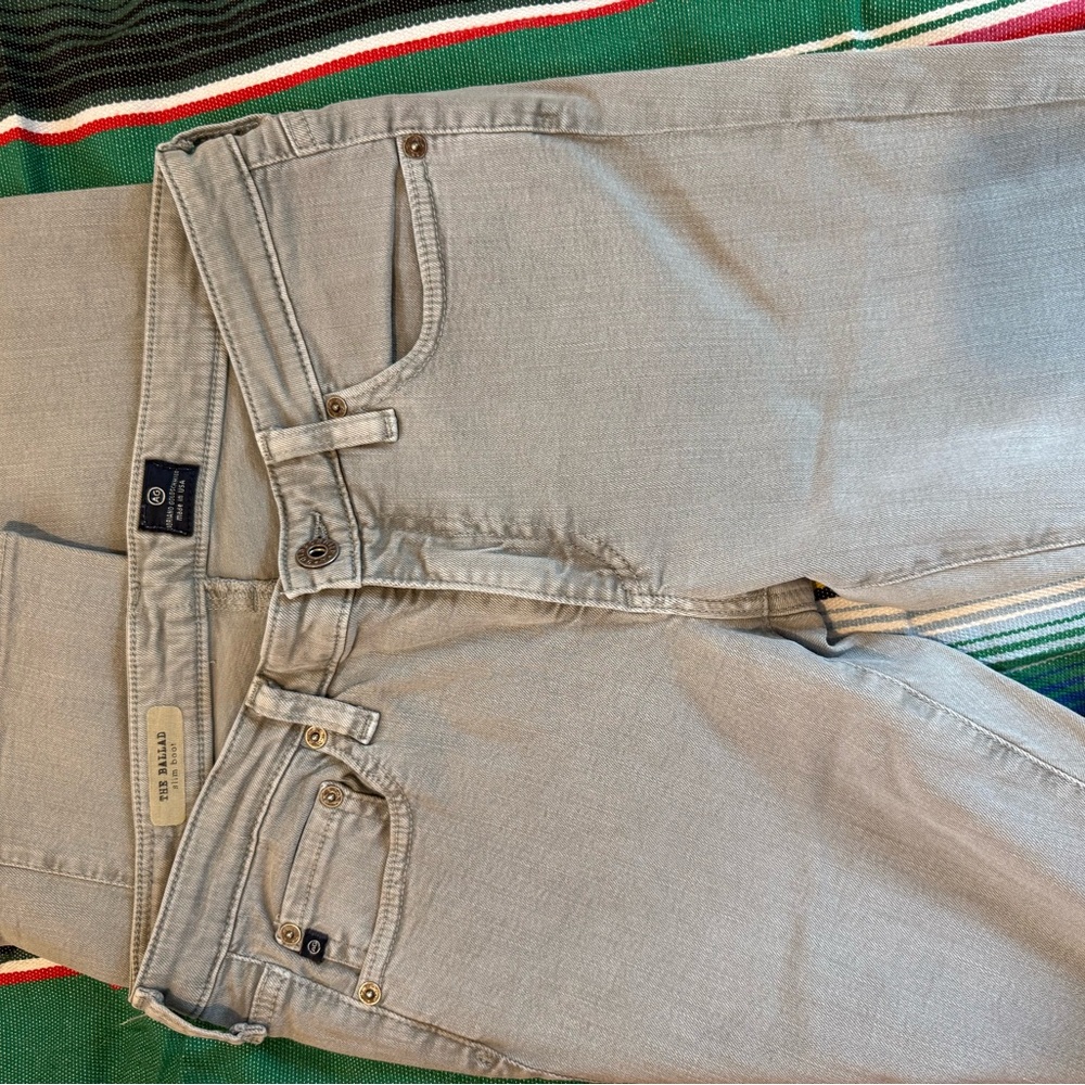 Ag Adriano Goldschmied Gray Slim Jeans